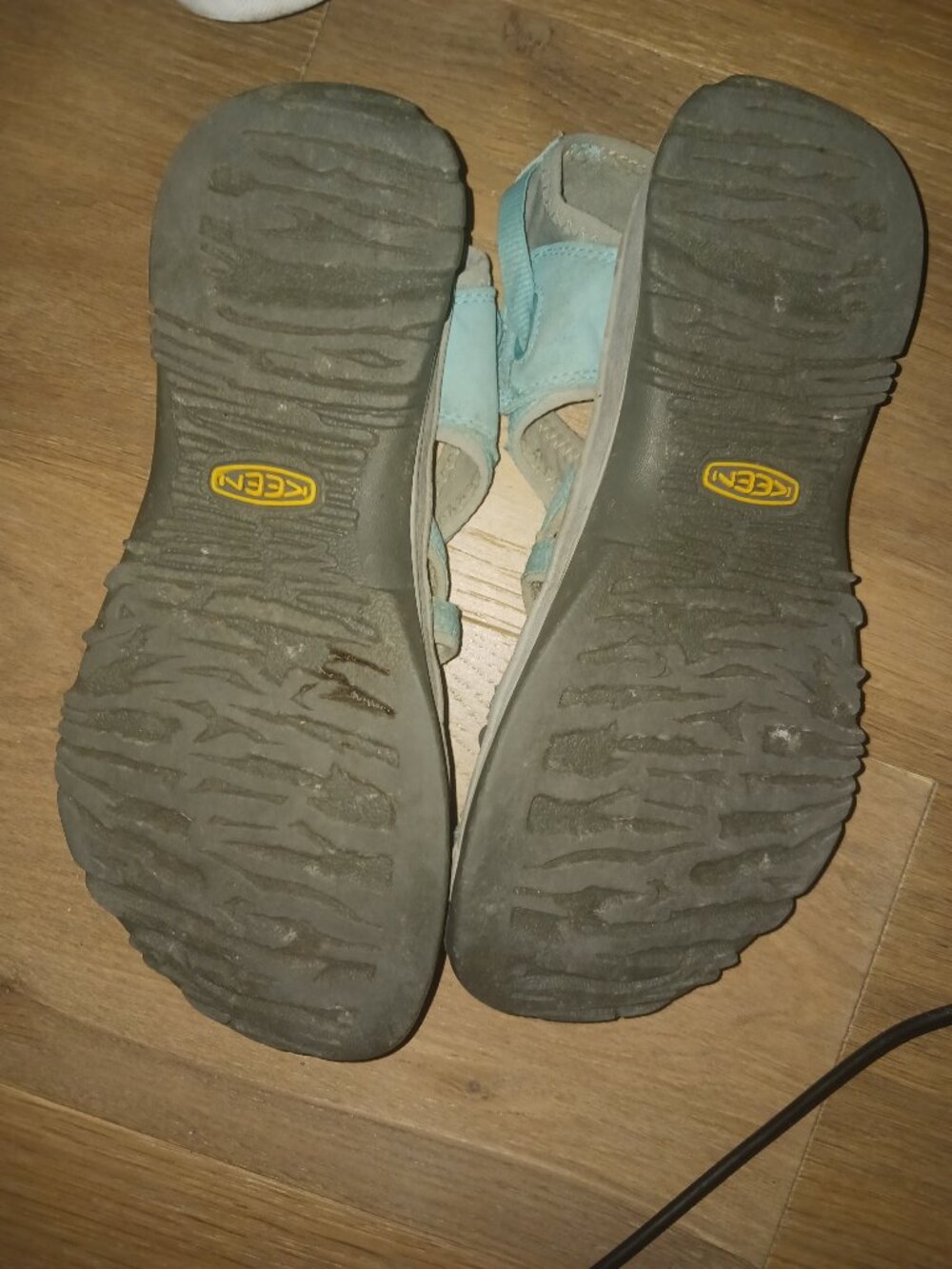 KEEN Whisper Waterproof Hiking Sandals Blue Teal Sport Water Shoes Women's 8.5 - Picture 3 of 5